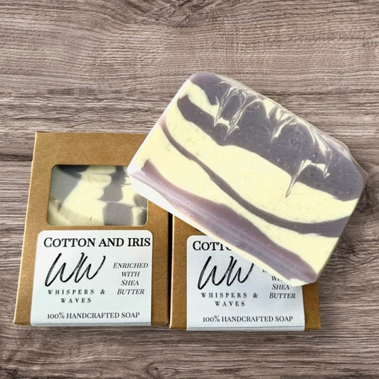 Cotton and Iris Handmade Soap